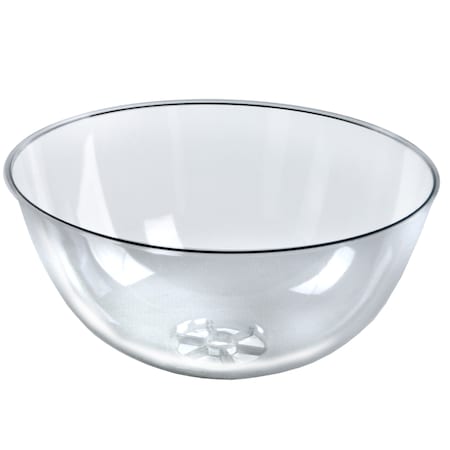 Clear Plastic Bowl 16 Diameter X 8 Deep